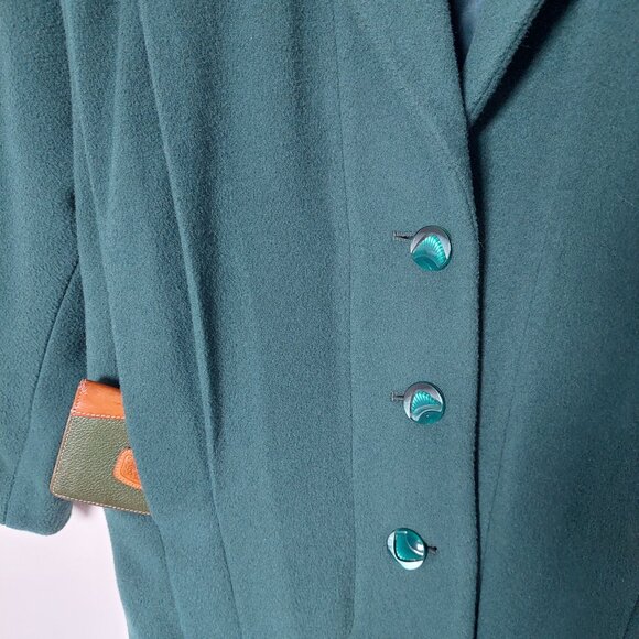 Vintage St. Sophia Paris Wool Cashmere Coat, Size S/M - Picture 2 of 11